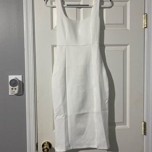 BRAND NEW Showpo White Midi Dress